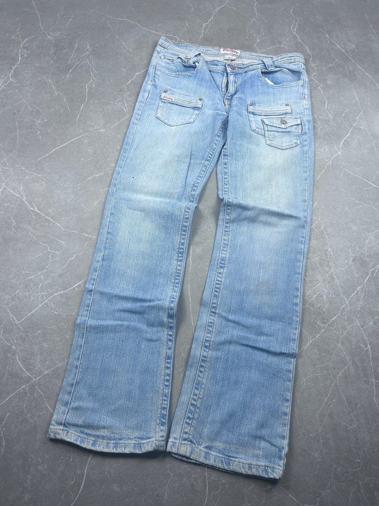 Y2K Bootcut Jeans Damen