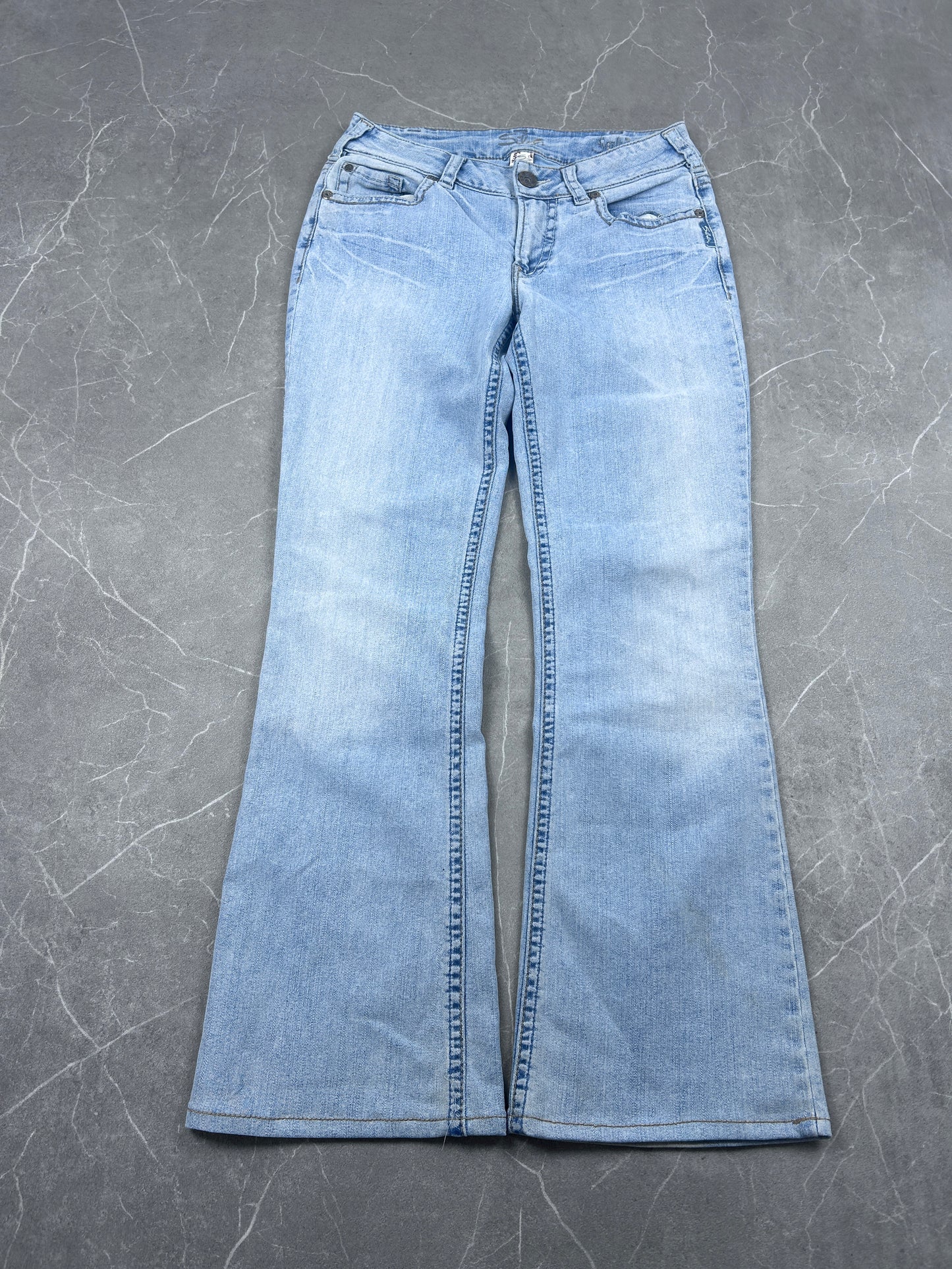 Y2K Bootcut Jeans Damen