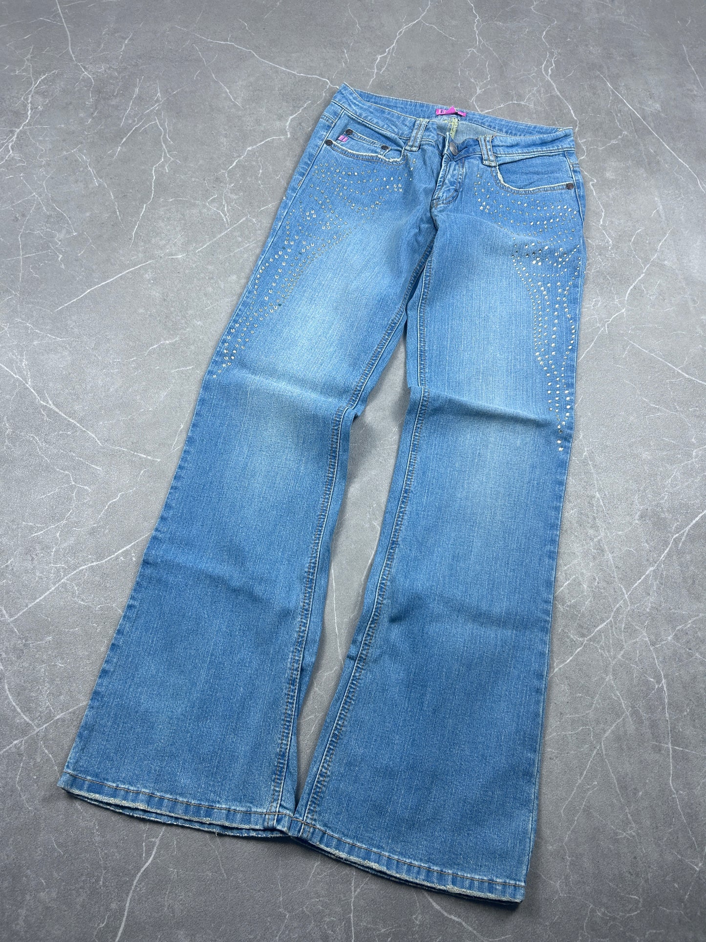 Y2K Bootcut Jeans Damen