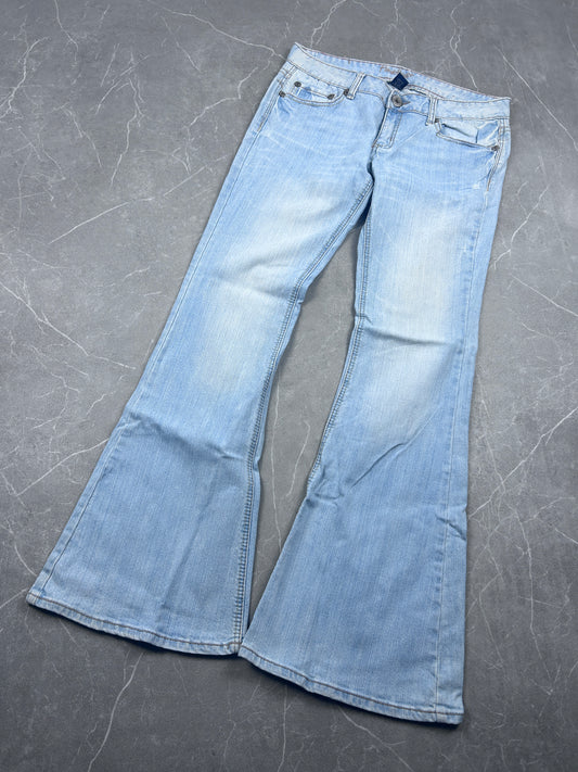 Y2K Bootcut Jeans Damen