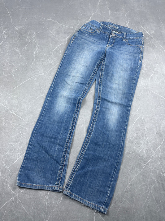 Y2K Bootcut Jeans Damen