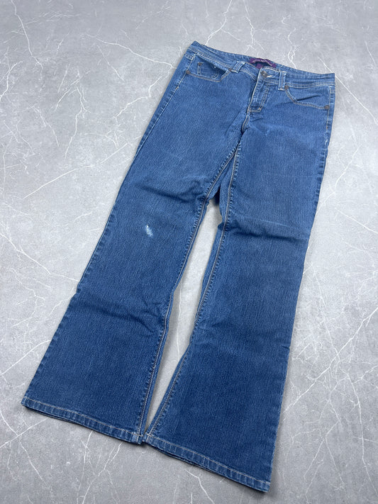 Y2K Bootcut Jeans Damen