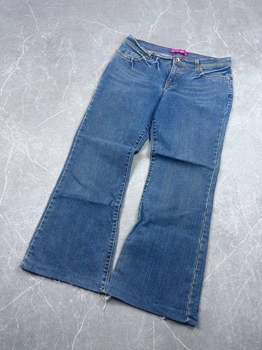 Y2K Bootcut Jeans Damen
