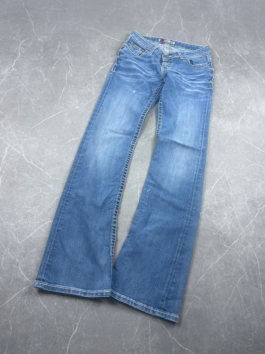 Y2K Bootcut Jeans Damen