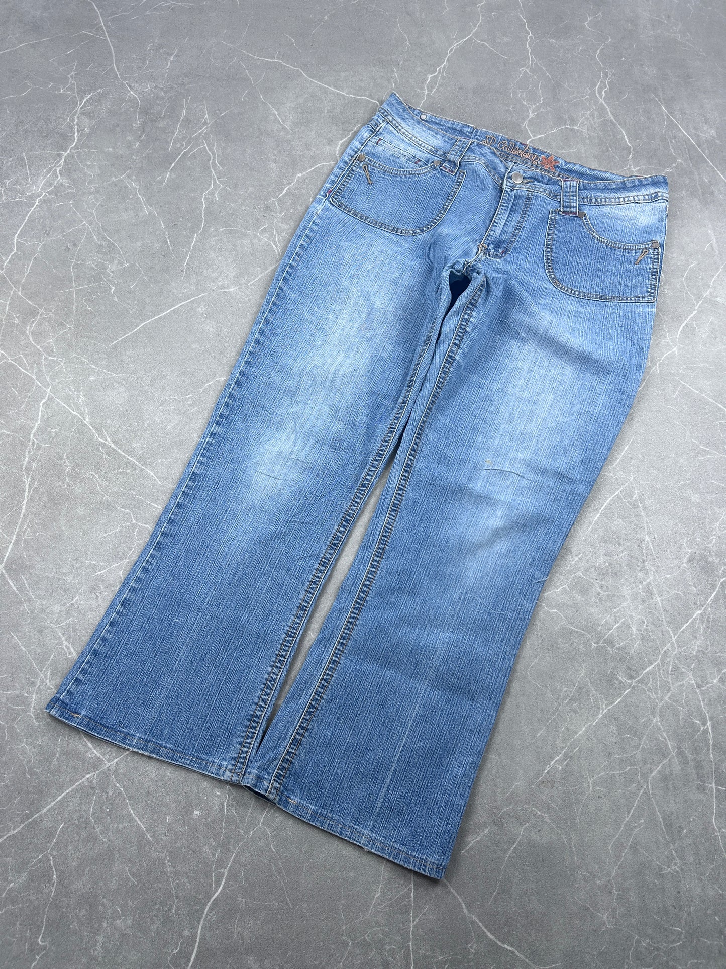 Y2K Bootcut Jeans Damen
