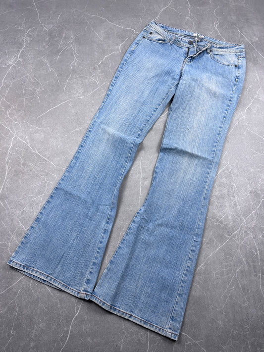 Y2K Bootcut Jeans Damen