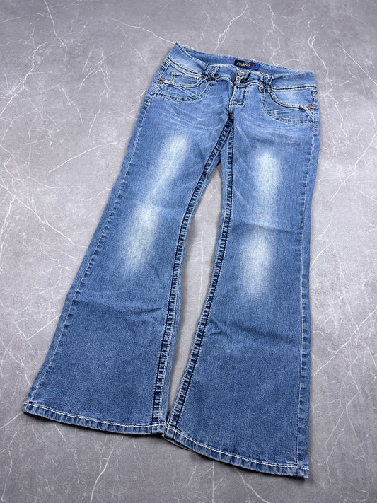 Y2K Bootcut Jeans Damen