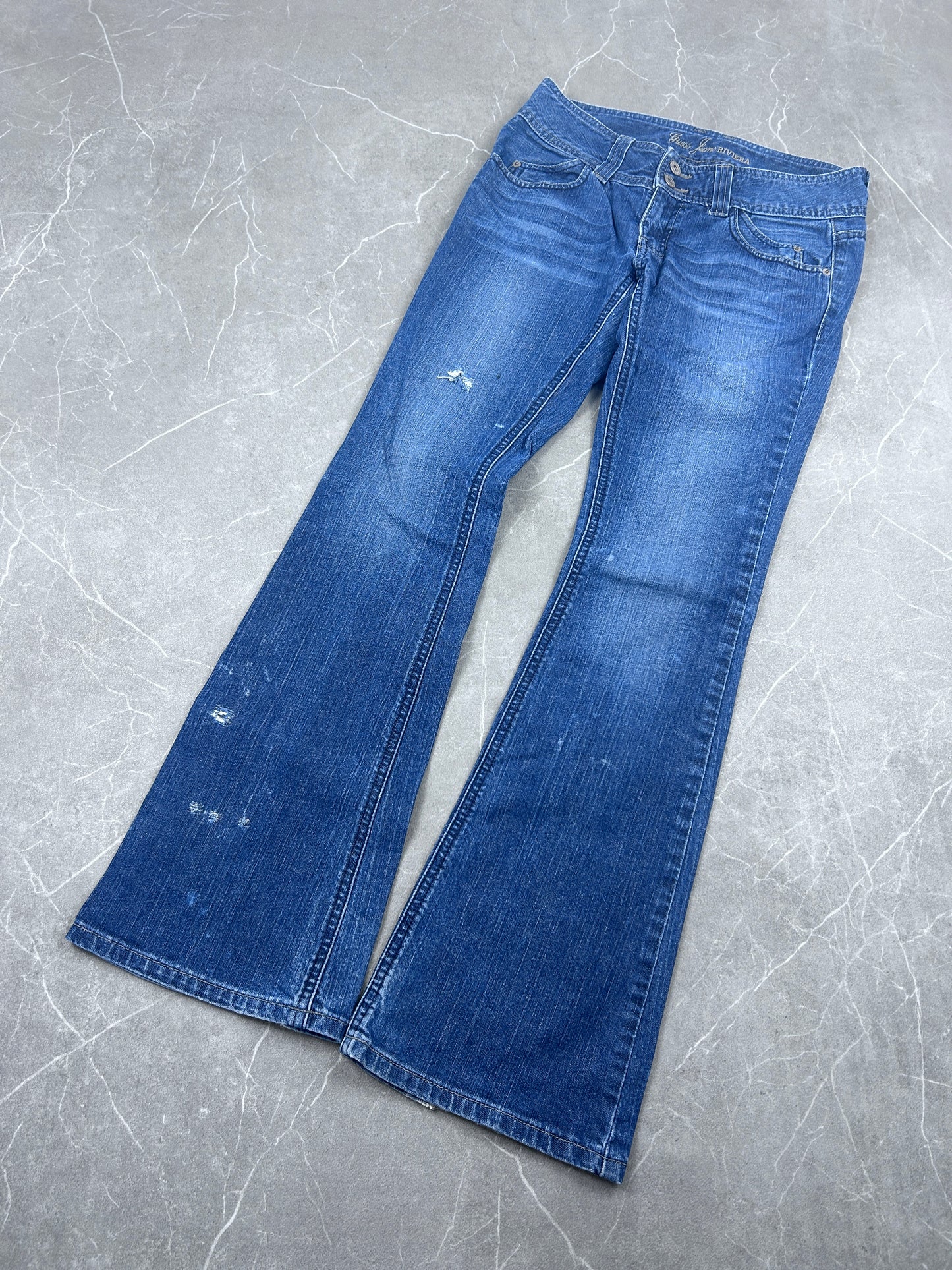 Y2K Bootcut Jeans Damen