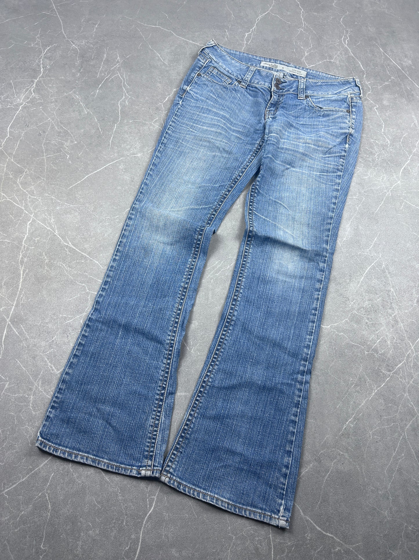 Y2K Bootcut Jeans Damen
