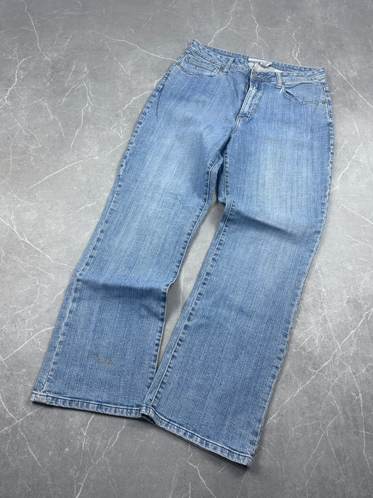 Y2K Bootcut Jeans Damen