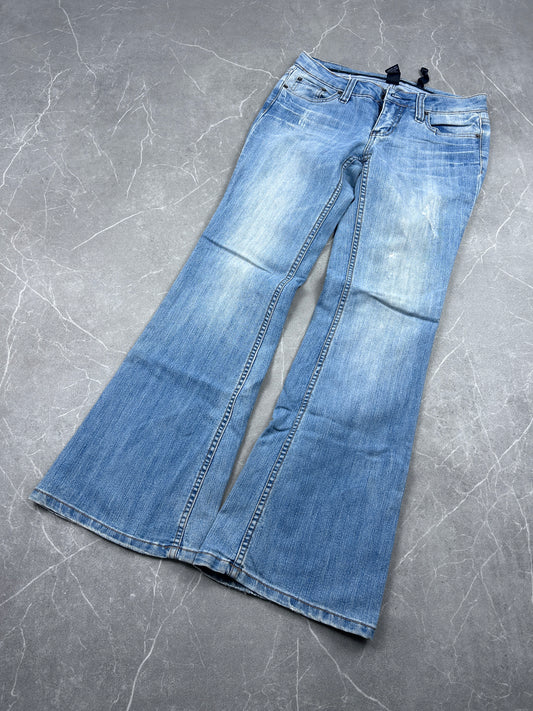 Y2K Bootcut Jeans Damen