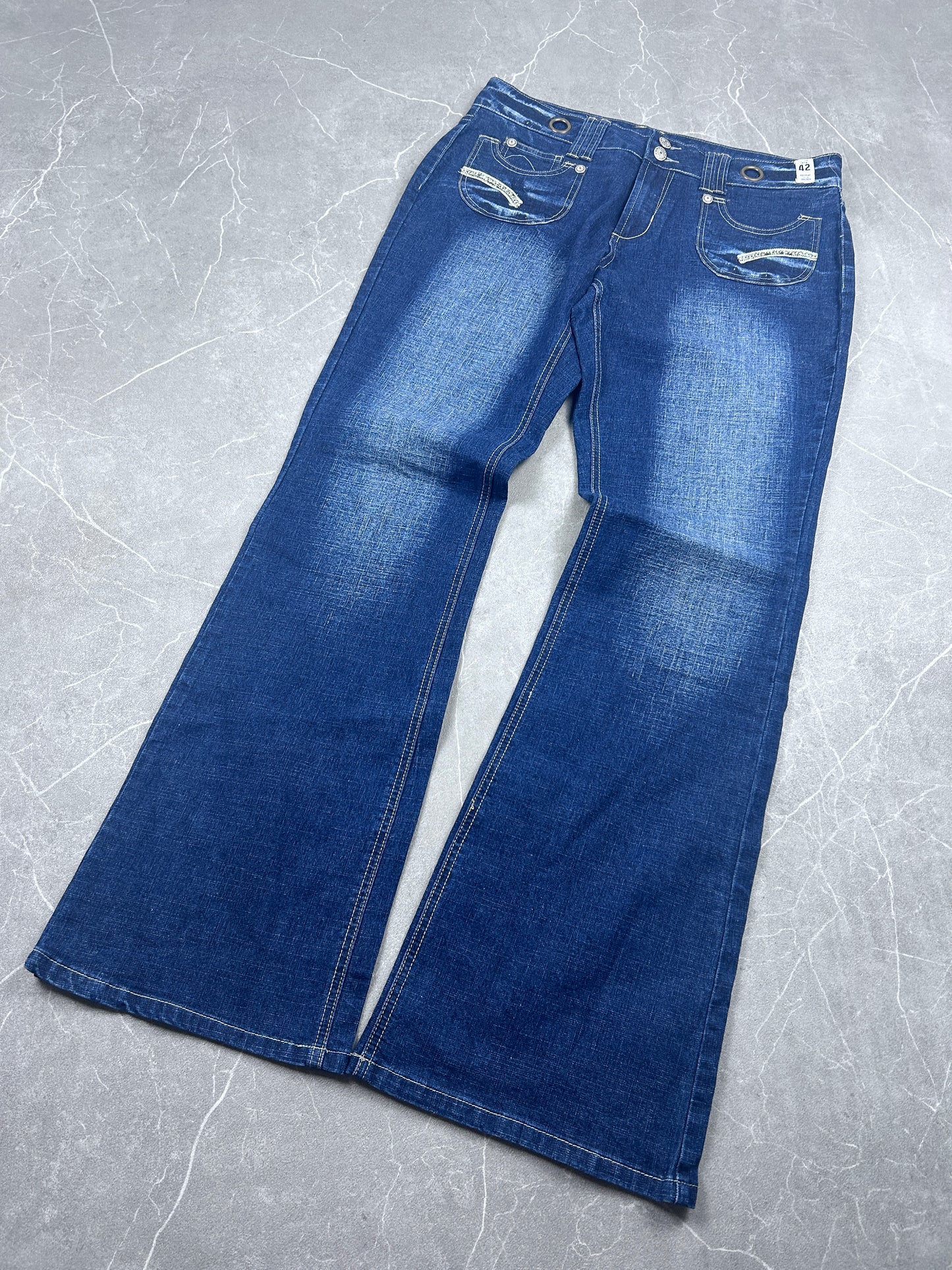 Y2K Bootcut Jeans Damen