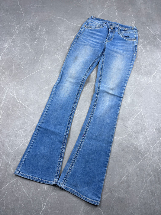 Y2K Bootcut Jeans Damen