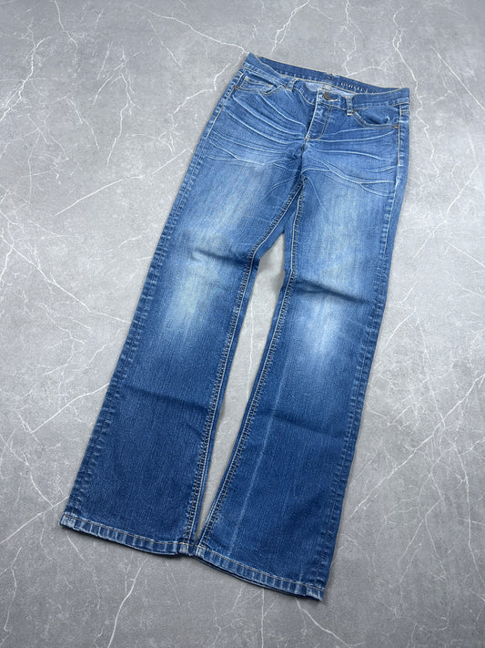 Y2K Bootcut Jeans Damen
