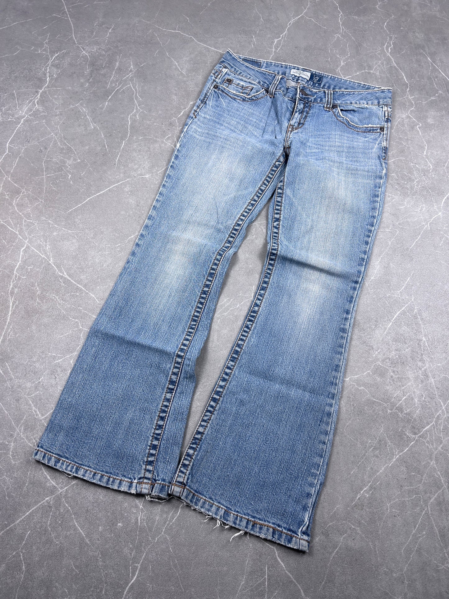Y2K Bootcut Jeans Damen