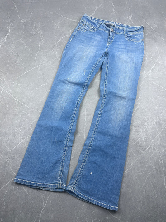 Y2K Bootcut Jeans Damen