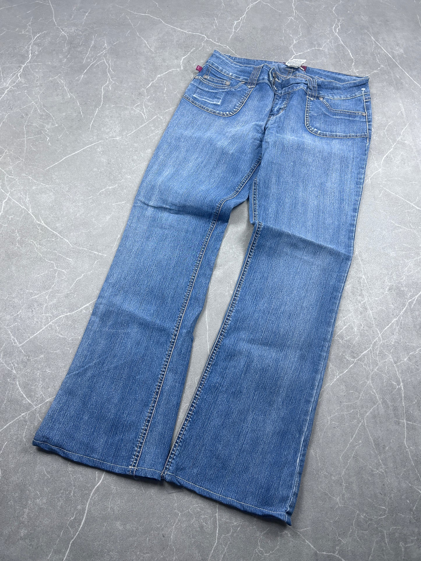Y2K Bootcut Jeans Damen