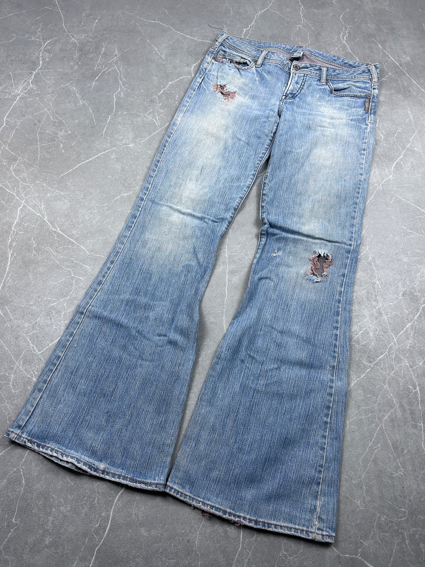 Y2K Bootcut Jeans Damen