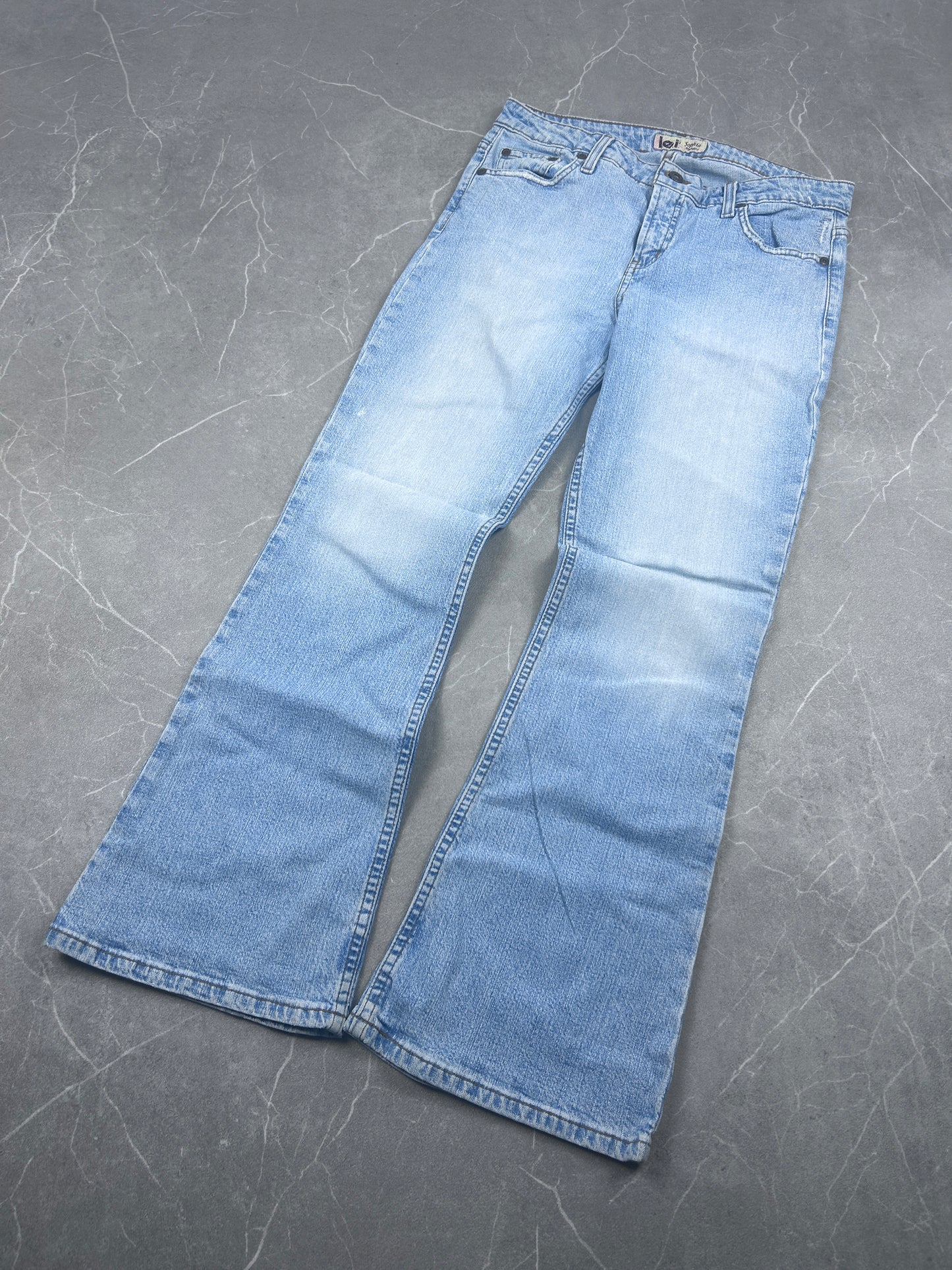 Y2K Bootcut Jeans Damen