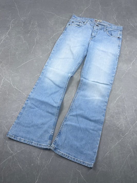 Y2K Bootcut Jeans Damen