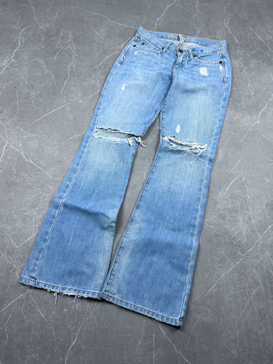 Y2K Bootcut Jeans Damen