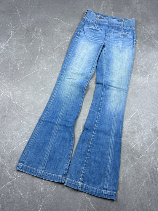 Y2K Bootcut Jeans Damen