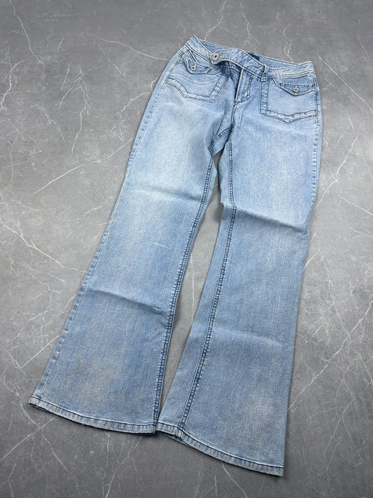 Y2K Bootcut Jeans Damen