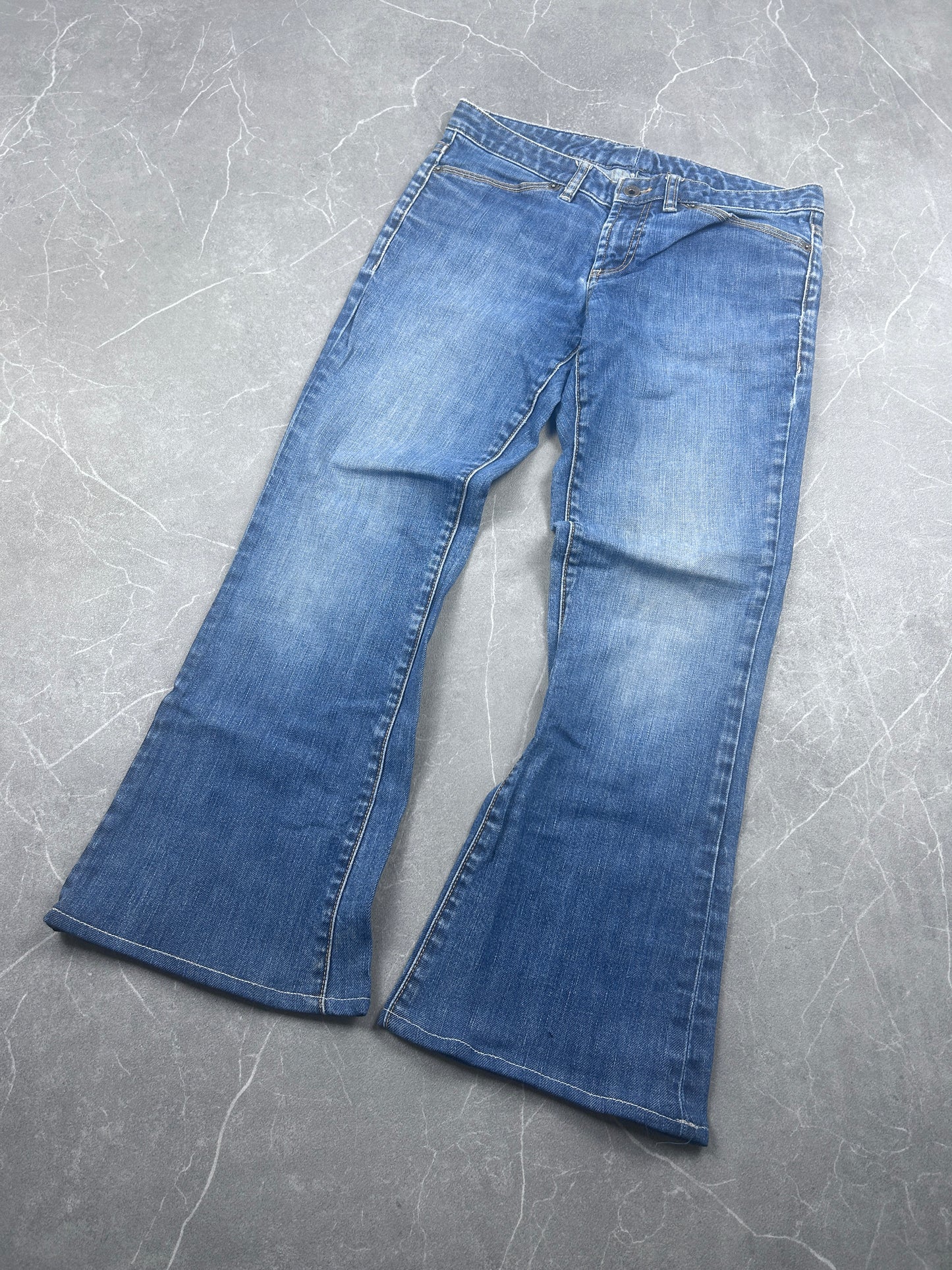 Y2K Bootcut Jeans Damen