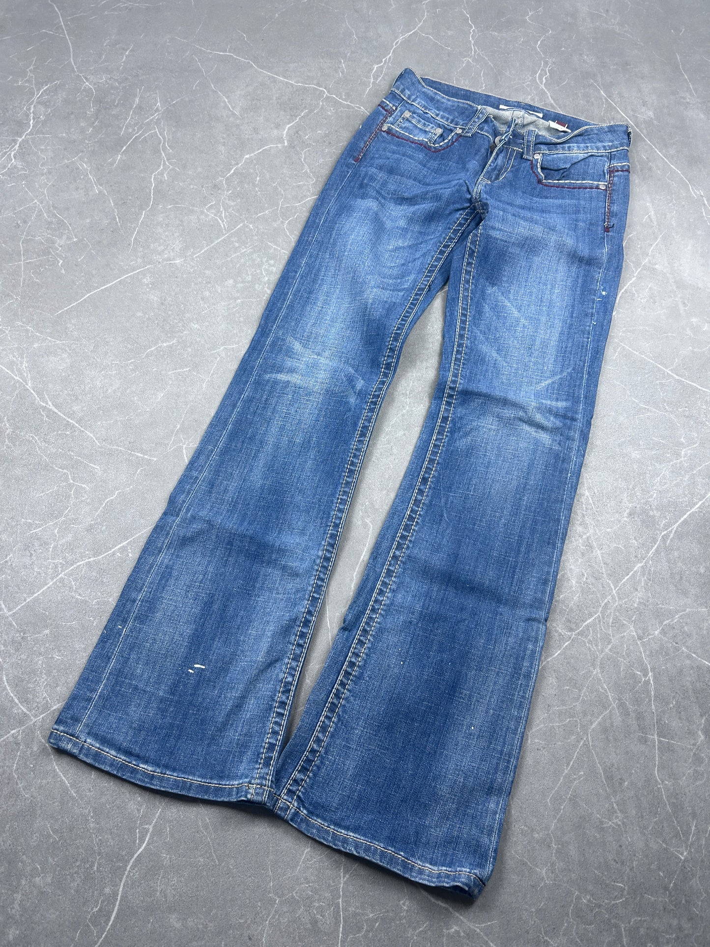 Y2K Bootcut Jeans Damen