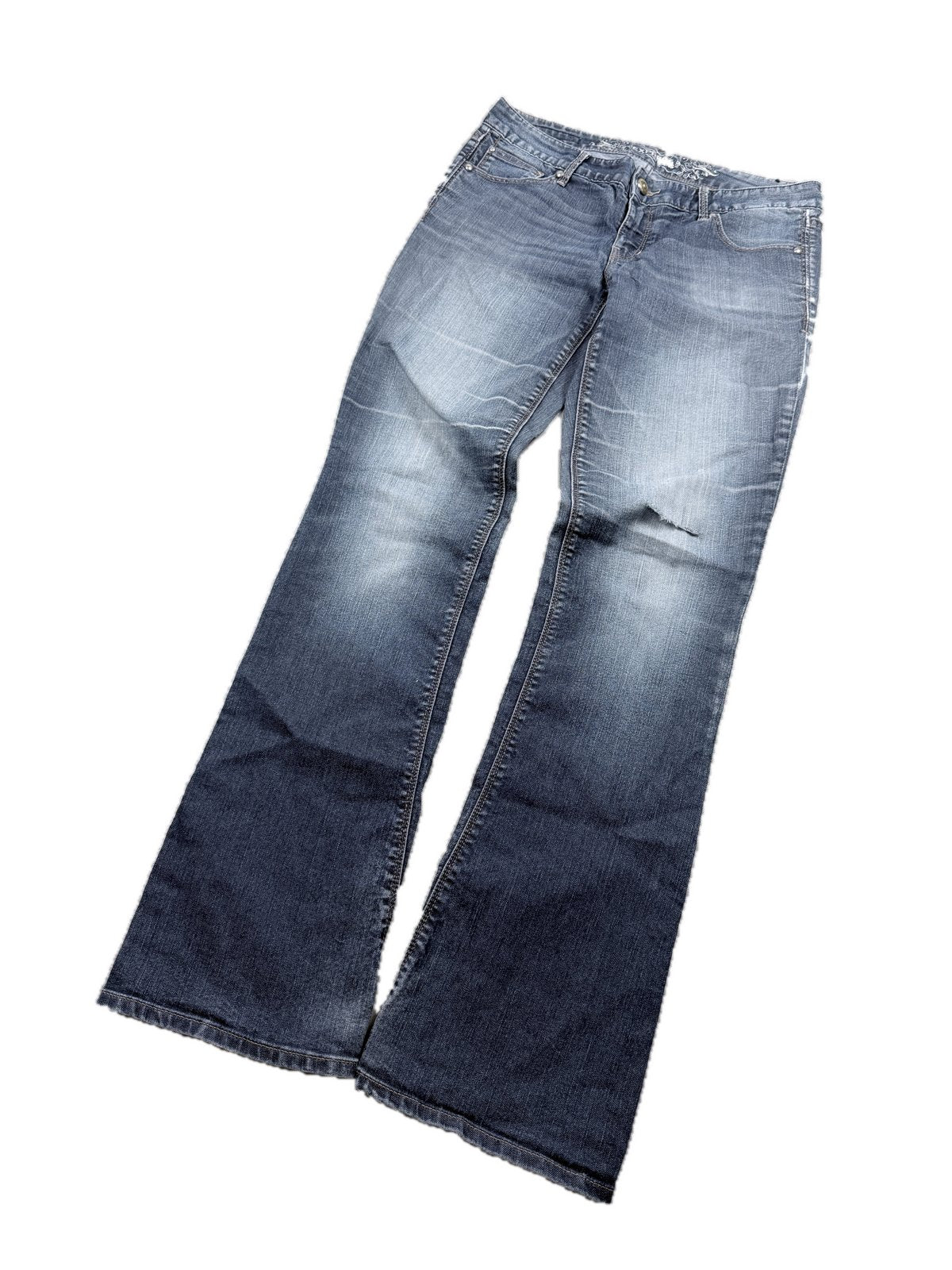 Y2K Bootcut Jeans Damen