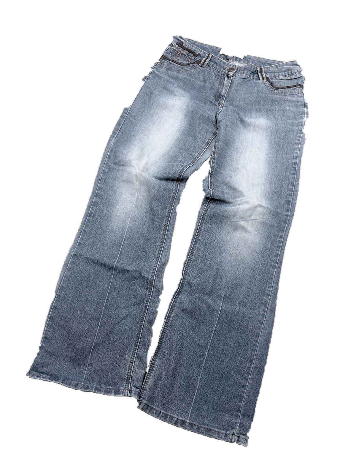 Y2K Bootcut Jeans Damen