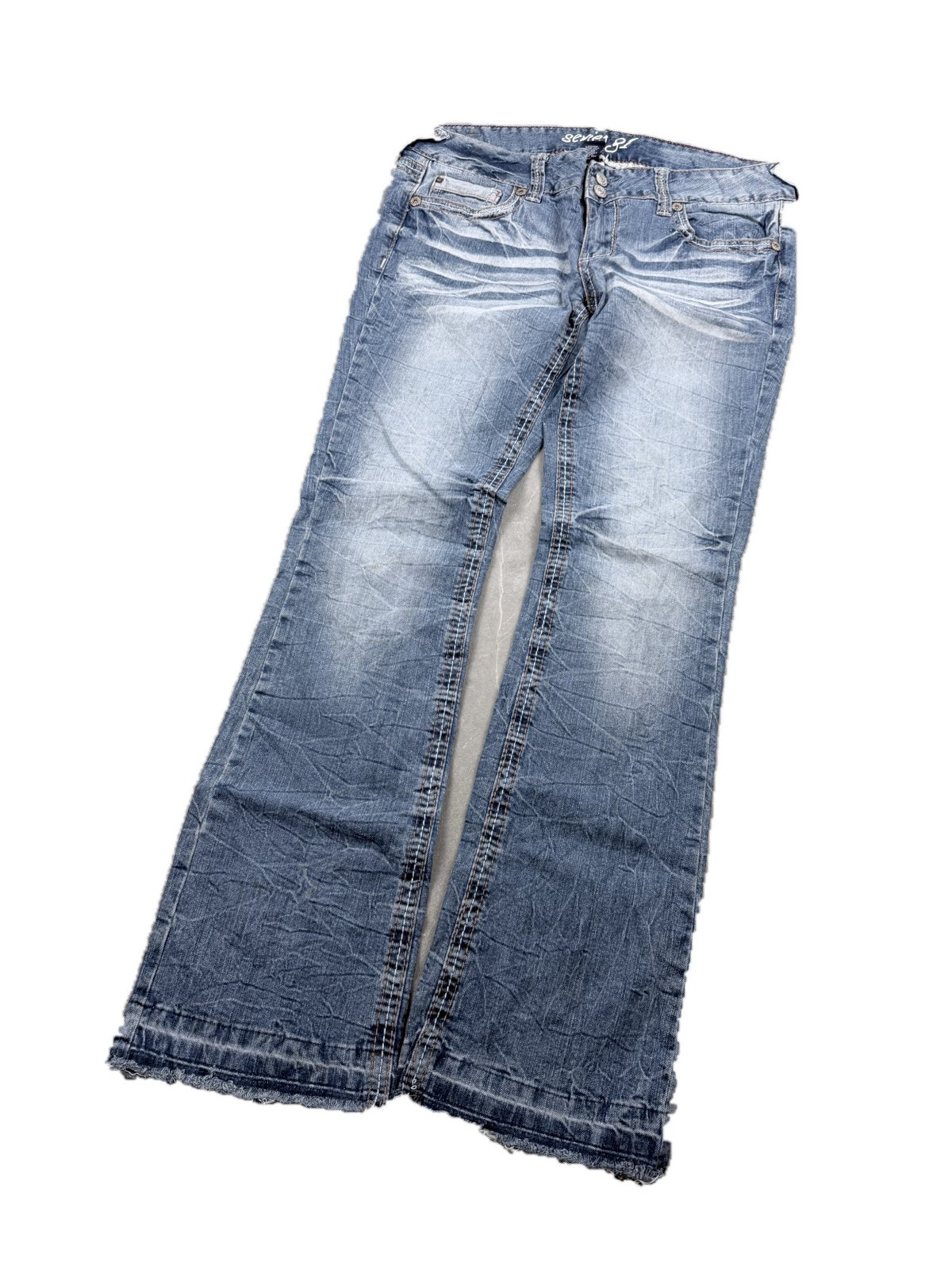 Y2K Bootcut Jeans Damen