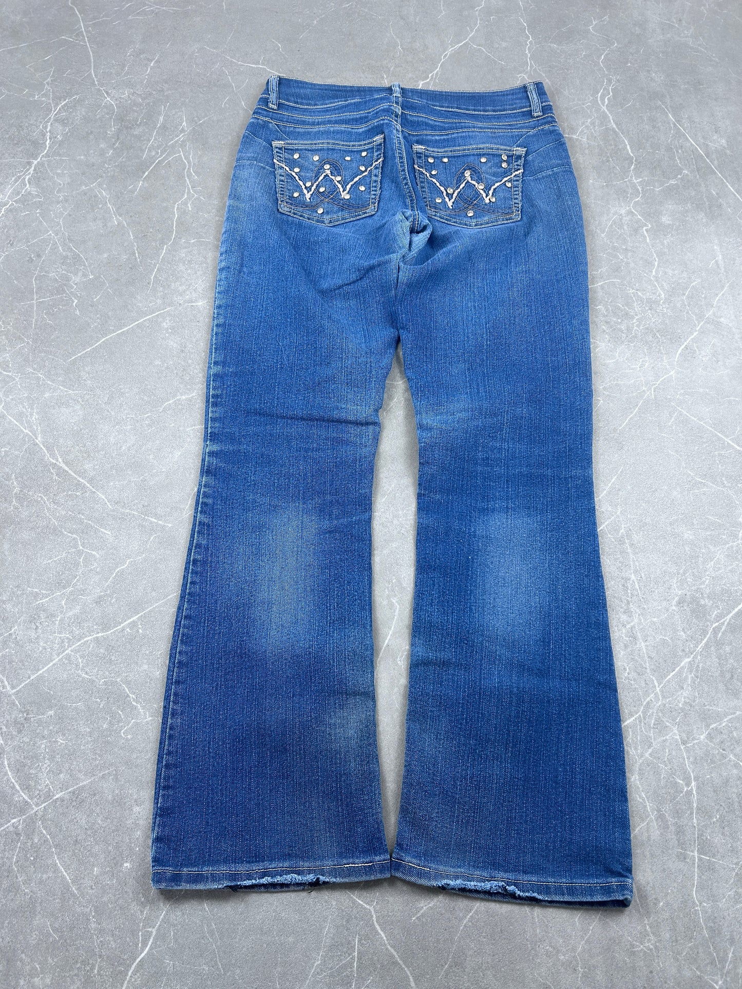Y2K Bootcut Jeans Damen