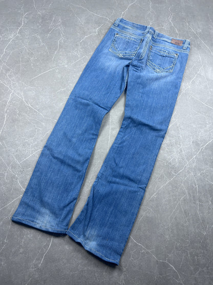 Y2K Bootcut Jeans Damen