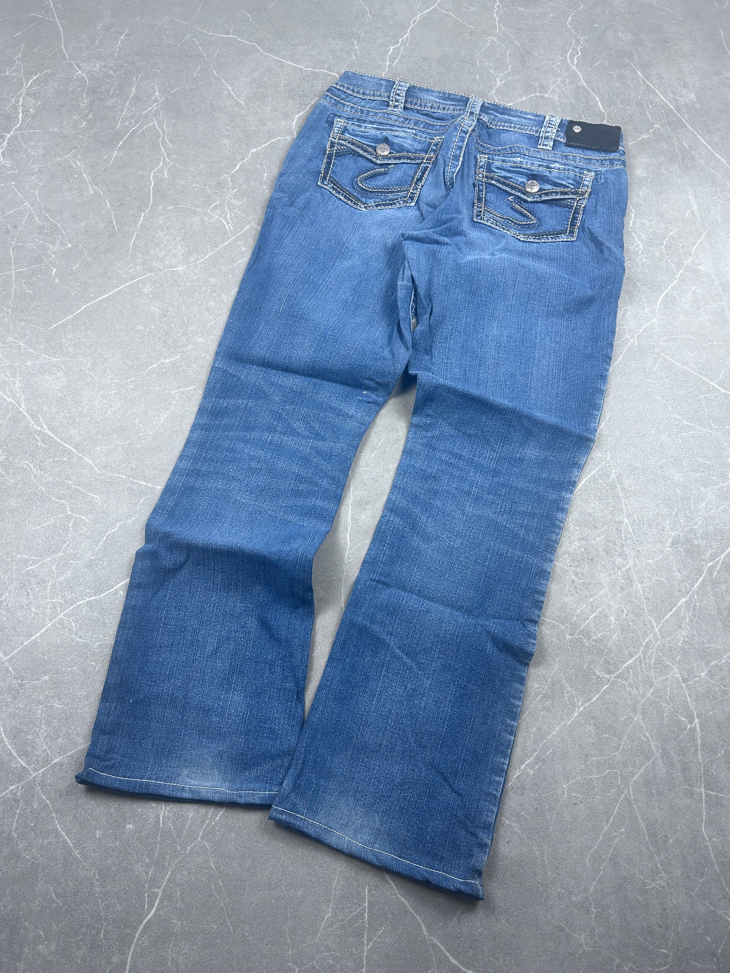 Y2K Bootcut Jeans Damen