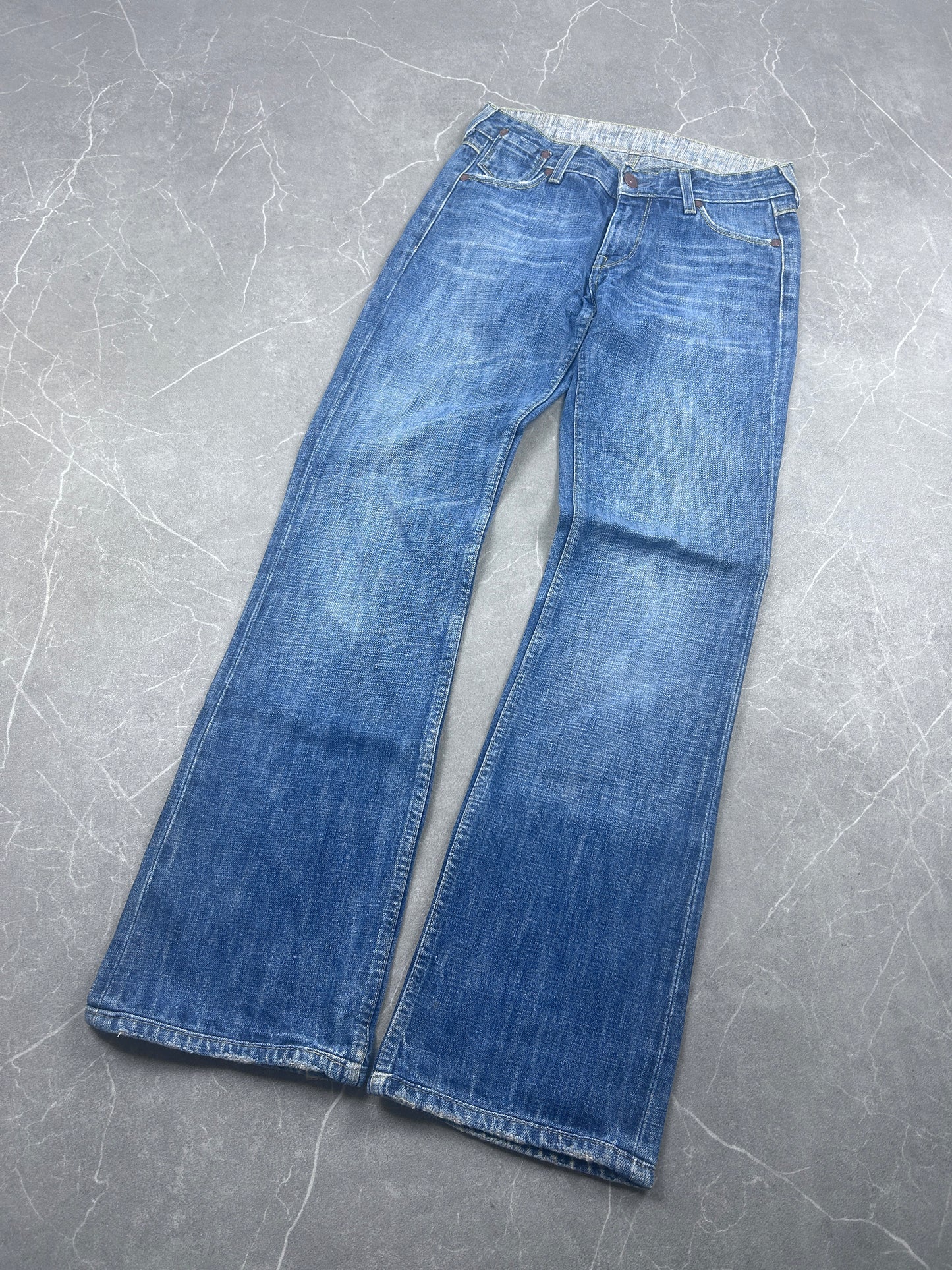 Y2K Bootcut Jeans Damen