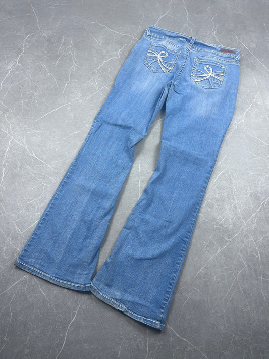 Y2K Bootcut Jeans Damen