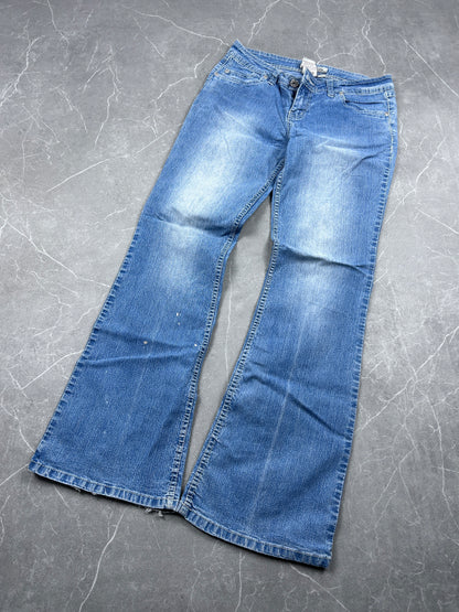 Y2K Bootcut Jeans Damen