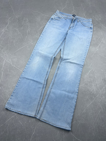 Y2K Bootcut Jeans Damen