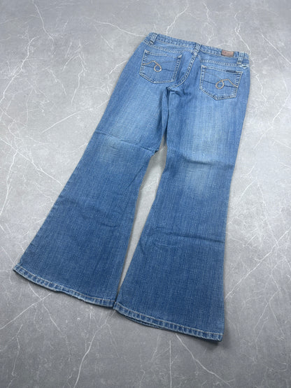 Y2K Bootcut Jeans Damen