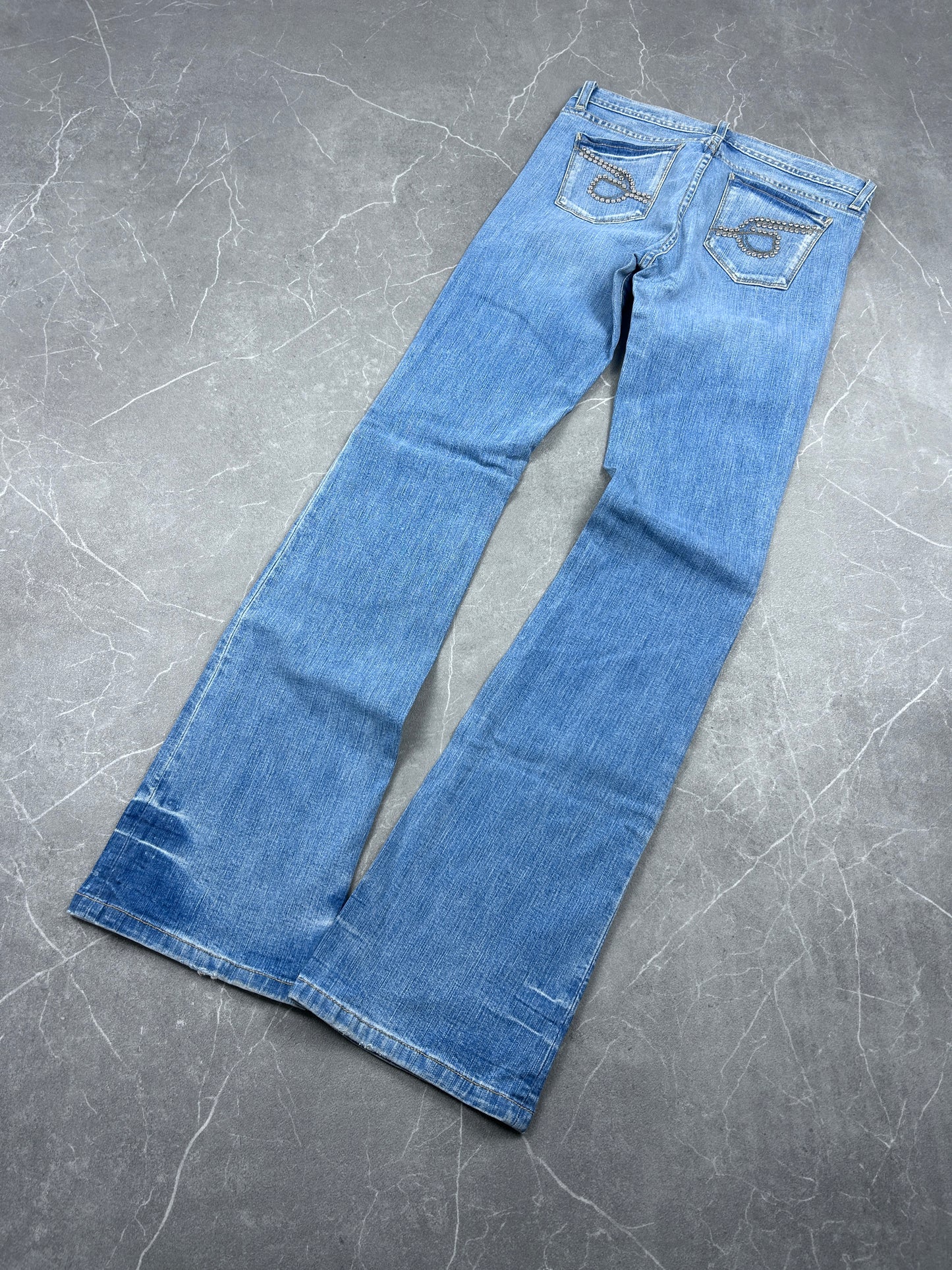 Y2K Bootcut Jeans Damen