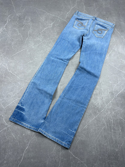 Y2K Bootcut Jeans Damen