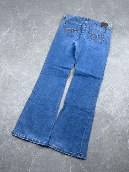 Y2K Bootcut Jeans Damen