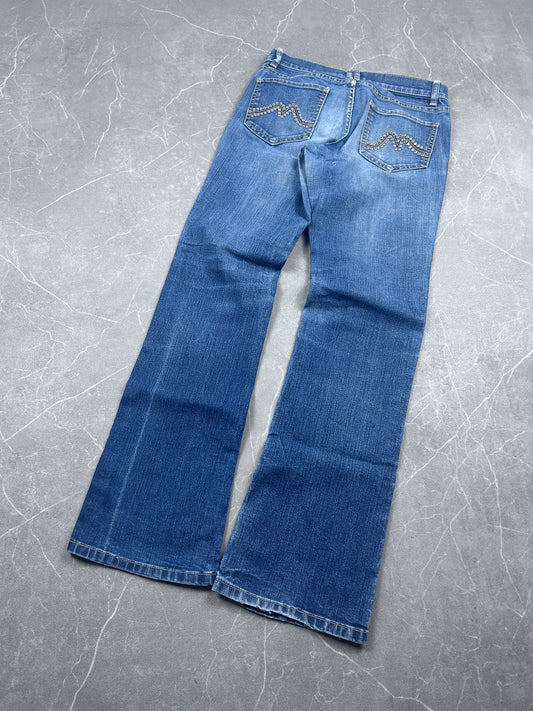Y2K Bootcut Jeans Damen