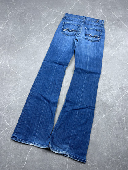 Y2K Bootcut Jeans Damen