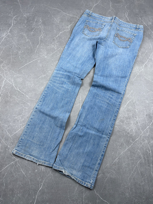 Y2K Bootcut Jeans Damen