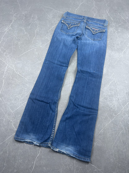 Y2K Bootcut Jeans Damen