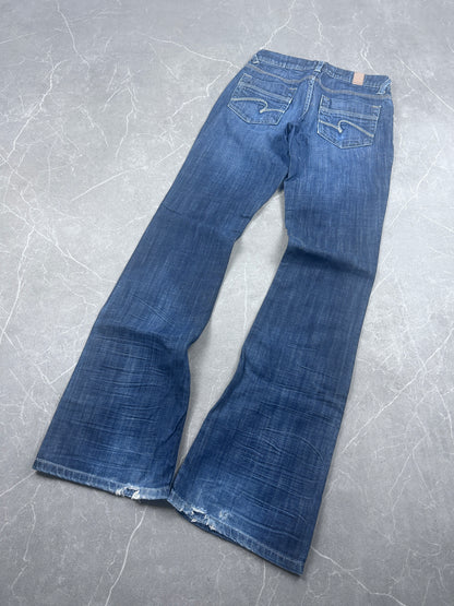 Y2K Bootcut Jeans Damen