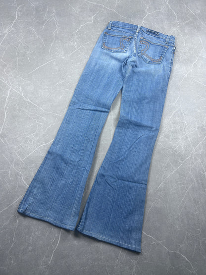 Y2K Bootcut Jeans Damen