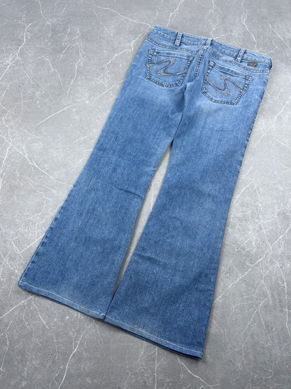 Y2K Bootcut Jeans Damen
